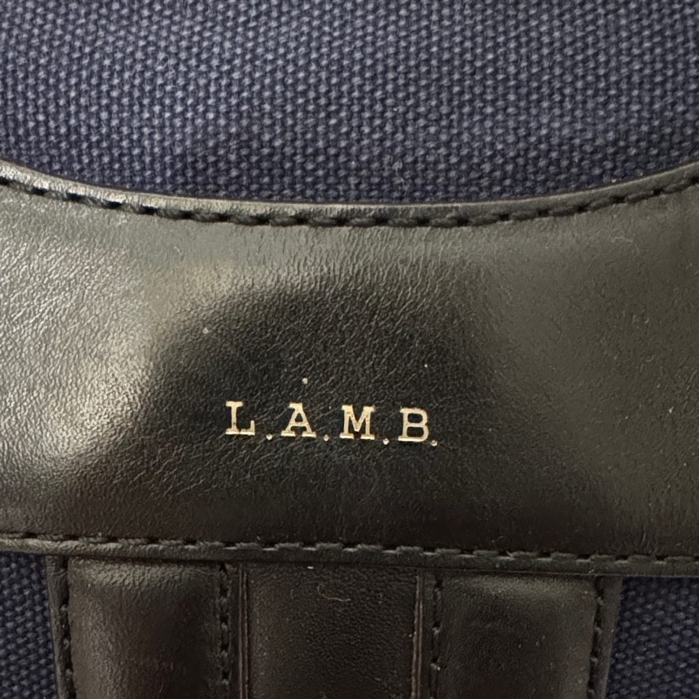 L.A.M.B. Gwen Stefani Canvas and Leather Satchel EUC RARE - Picture 2 of 16